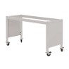MOBILE LAB TABLE FRAME - ADJUSTABLE 30-36" (H) X 24-36" (W) X 48-96" (L) w/End Panels