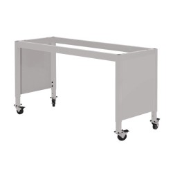 MOBILE LAB TABLE FRAME - ADJUSTABLE 30-36" (H) X 24-36" (W) X 48-96" (L) w/End Panels