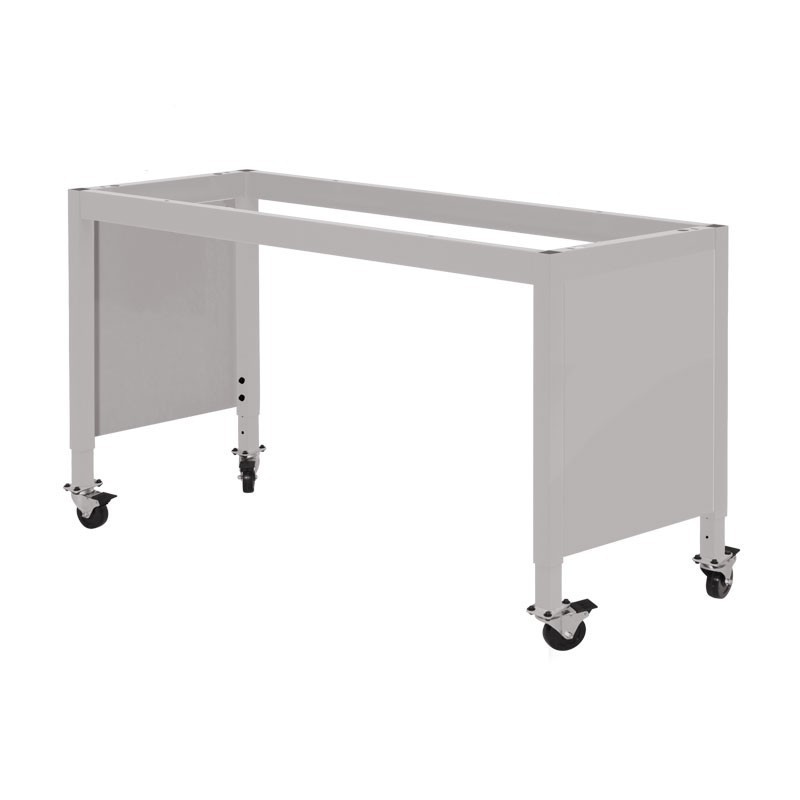 MOBILE LAB TABLE FRAME - ADJUSTABLE 30-36" (H) X 24-36" (W) X 48-96" (L) w/End Panels