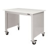 MOBILE LAB TABLE - ADJUSTABLE 30-36" (H) X 24-36" (W) X 48-96" (L) - LAM Top - w/End Panels