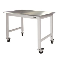 Mobile / Rolling Lab Table - Stainless Steel Top