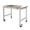 Mobile / Rolling Lab Table - Stainless Steel Top