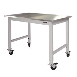 Mobile / Rolling Lab Table - Stainless Steel Top