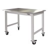 Mobile / Rolling Lab Table - Stainless Steel Top