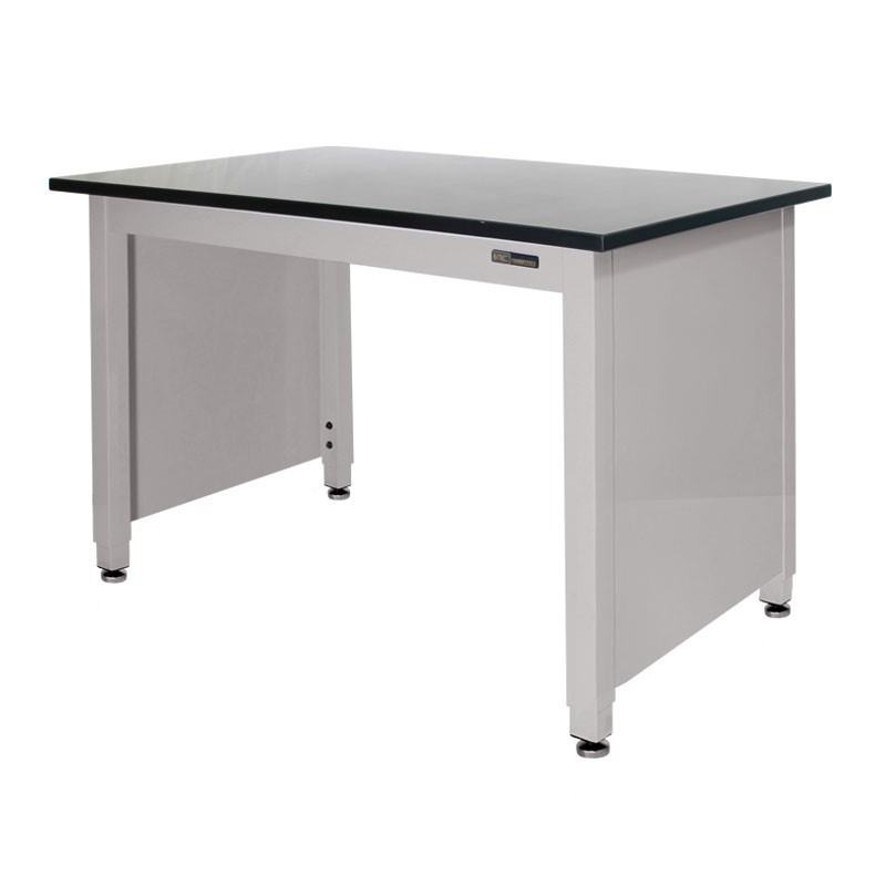 TRESPA LAB TABLE - ADJUSTABLE or FIXED 30-36" (H) x 24-36" (W) X 48-96" (L) w/End Panels