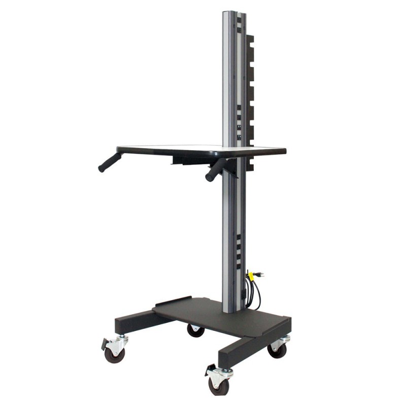 S1 Mobile/Rolling Task Cart Base Model (Standard Height 68.5”)