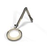 7.5" Round Green-Lite® LED Magnifiers with Table Edge Clamp