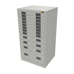 8x 3" + 3x 6" + 1x 12" Drawers