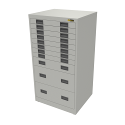 8x 3" + 1x 6" + 2x 12" Drawers