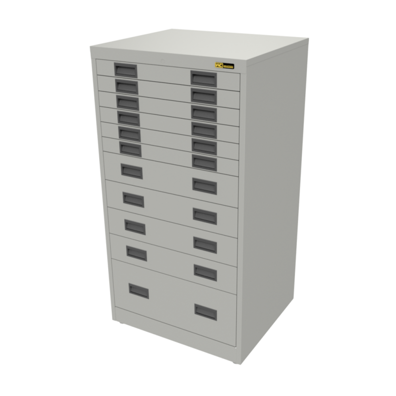 6x 3" + 4x 6" + 1x 12" Drawers