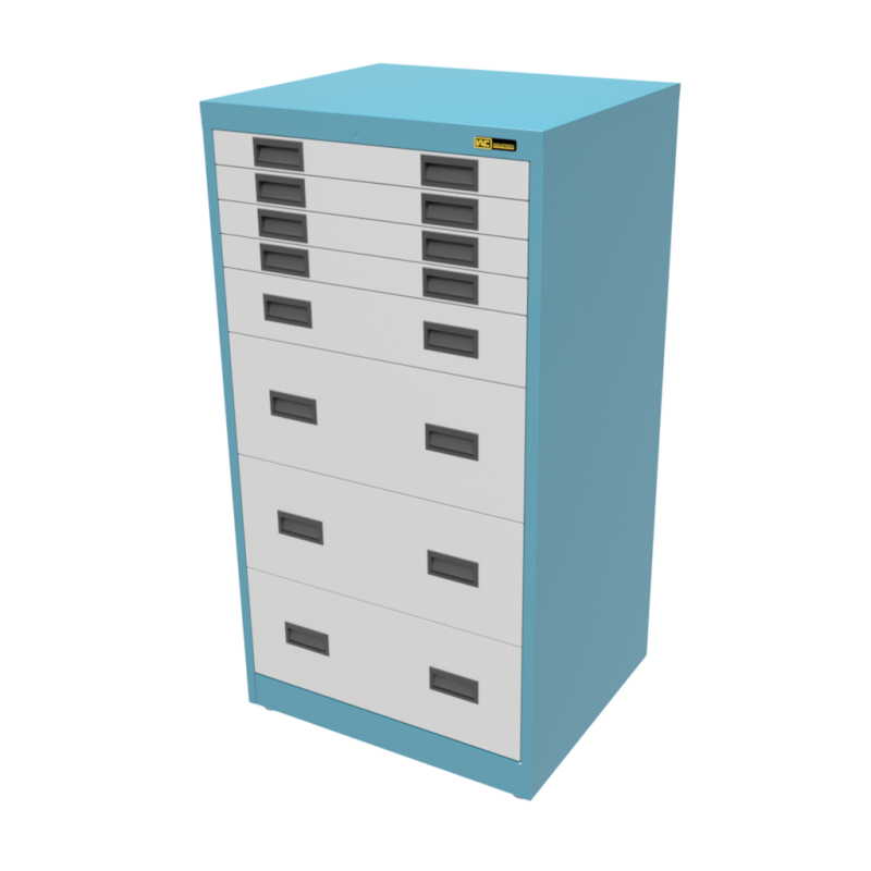 4x 3" + 1x 6" + 3x 12" Drawers
