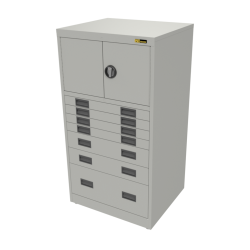 4x 3" + 2x 6" + 1x 12" Drawers / 2x 15" Top Doors
