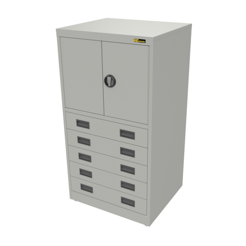 5x 6" Drawers / 2x 20" Top Doors