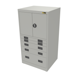 2x 3" + 2x 6" + 1x 12" Drawers / 2x 20" Top Doors