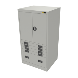 4x 3" + 1x 12" Drawers / 2x 26" Top Doors