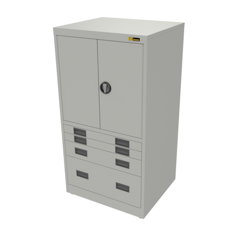 2x 3" + 1x 6" + 1x 12" Drawers / 2x 26" Top Doors