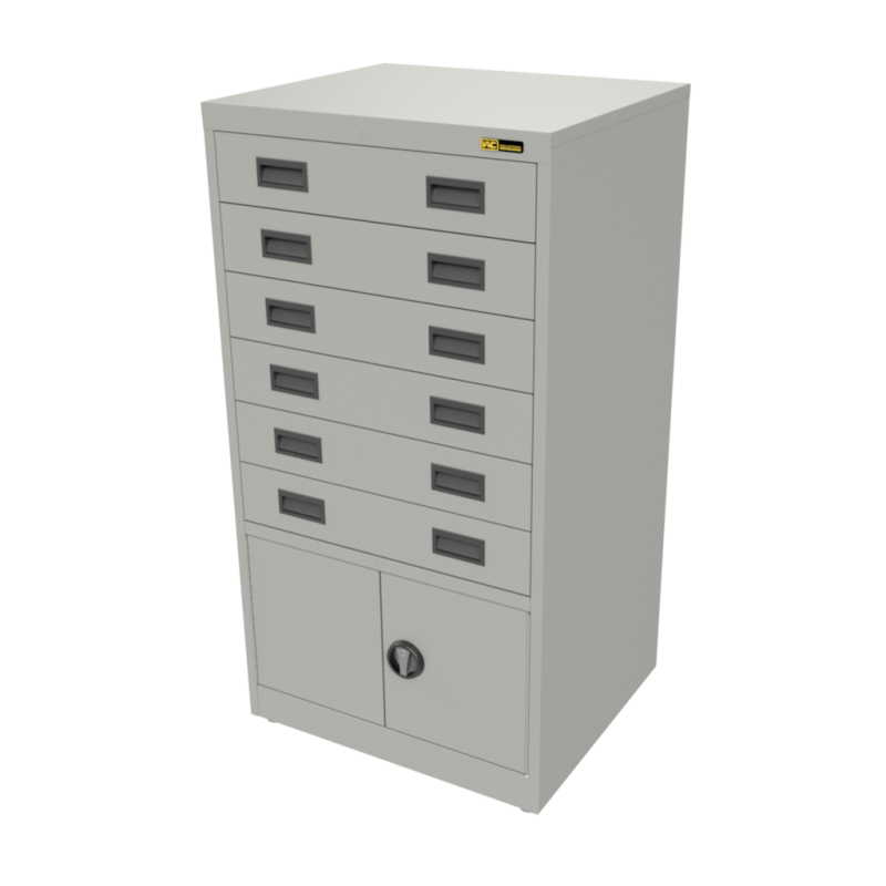 6x 6" Drawers / 2x 15" Bottom Doors
