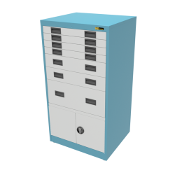 12x 3" Drawers / 2x 15"...