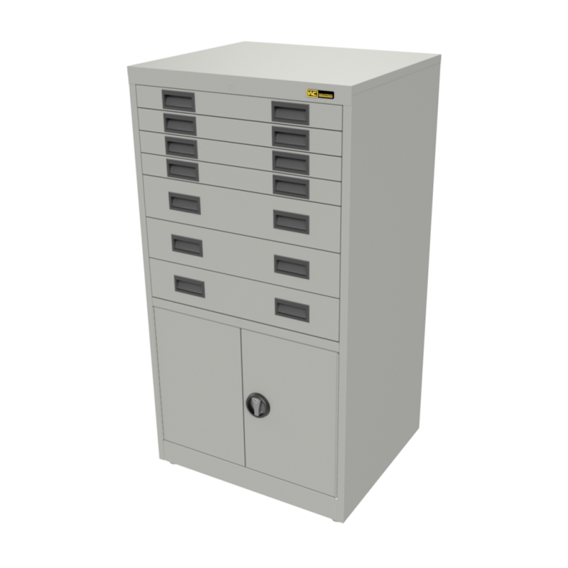 4x 3" + 3x 6" Drawers / 2x 20" Bottom Doors
