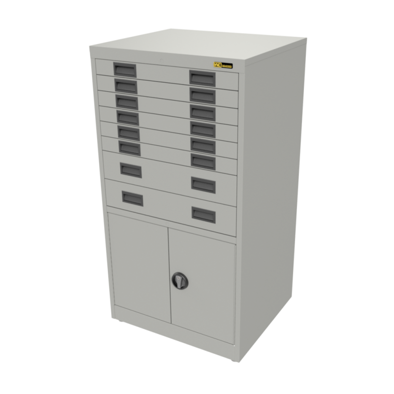 6x 3" + 2x 6" Drawers / 2x 20" Bottom Doors