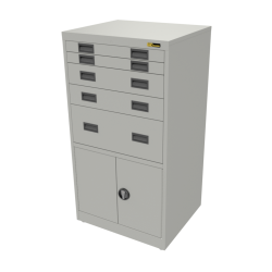 2x 3" + 2x 6" + 1x 12" Drawers / 2x 20" Bottom Doors