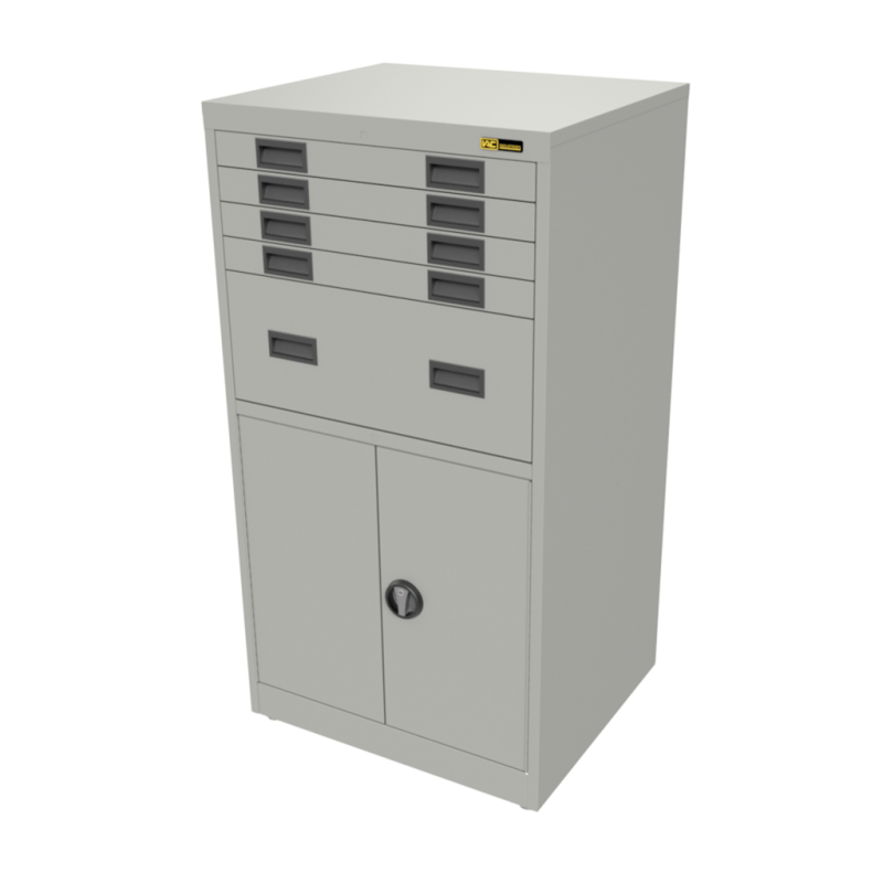 4x 3" + 1x 12" Drawers / 2x 26" Bottom Doors