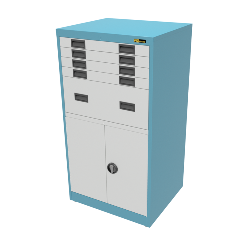 4x 3" + 1x 12" Drawers / 2x 26" Bottom Doors
