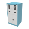 4x 3" + 1x 12" Drawers / 2x 26" Bottom Doors