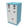 2x 3" + 1x 6" + 1x 12" Drawers / 2x 26" Bottom Doors