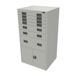 4x 3" + 2x 6" + 1x 12" Drawers / 2x 15" Bottom Doors
