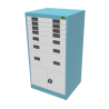 4x 3" + 2x 6" + 1x 12" Drawers / 2x 15" Bottom Doors