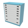 5x 6" + 2x 12" Drawers