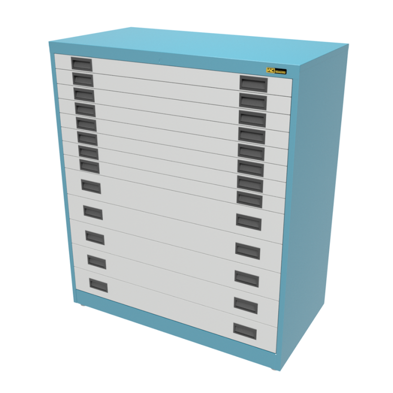 8x 3" + 5x 6" Drawers