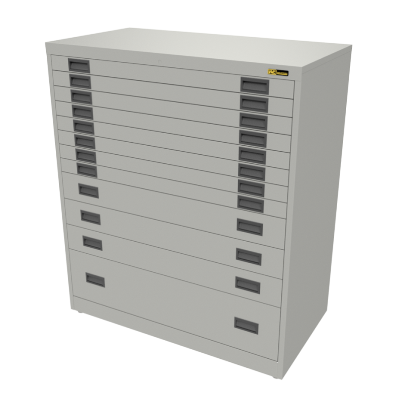 8x 3" + 3x 6" + 1x 12" Drawers