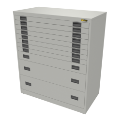 8x 3" + 1x 6" + 2x 12" Drawers