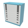 6x 3" + 4x 6" + 1x 12" Drawers