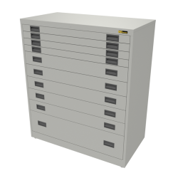 4x 3" + 5x 6" + 1x 12" Drawers