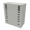 4x 3" + 5x 6" + 1x 12" Drawers