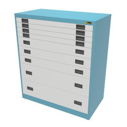 4x 3" + 3x 6" + 2x 12" Drawers