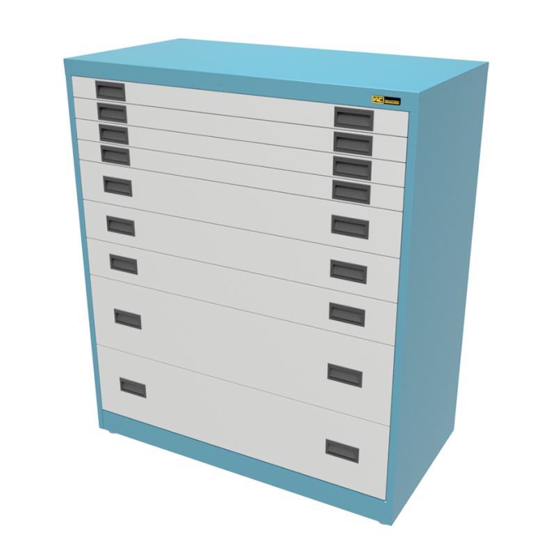 4x 3" + 3x 6" + 2x 12" Drawers