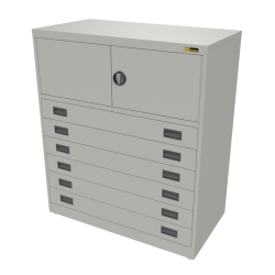 6x 6" Drawers / 2x 15" Top Doors