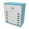 6x 6" Drawers / 2x 15" Top Doors
