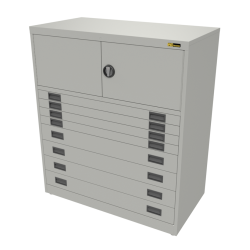 4x 3" + 4x 6" Drawers / 2x 15" Top Doors