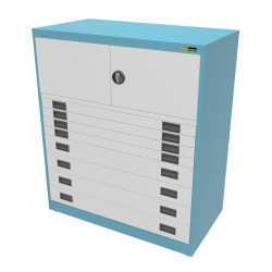 4x 3" + 4x 6" Drawers / 2x...