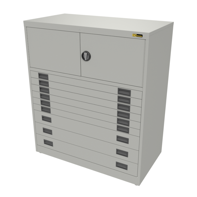6x 3" + 3x 6" Drawers / 2x 15" Top Doors