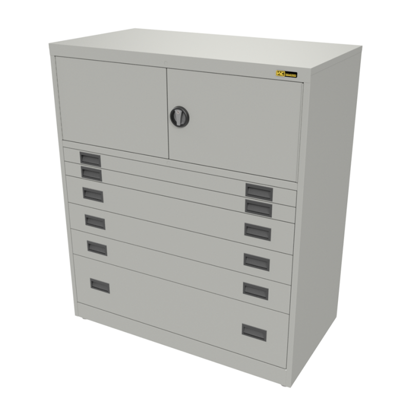 2x 3" + 3x 6" + 1x 12" Drawers / 2x 15" Top Doors