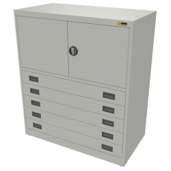 5x 6" Drawers / 2x 20" Top Doors