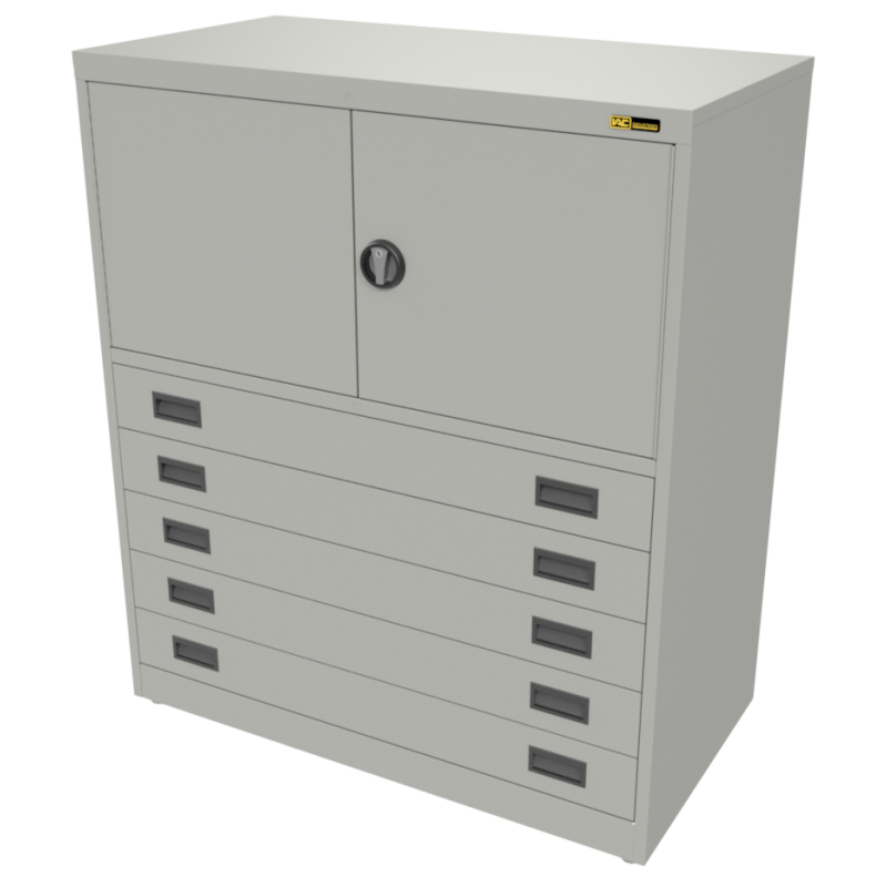 5x 6" Drawers / 2x 20" Top Doors