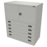 5x 6" Drawers / 2x 20" Top Doors