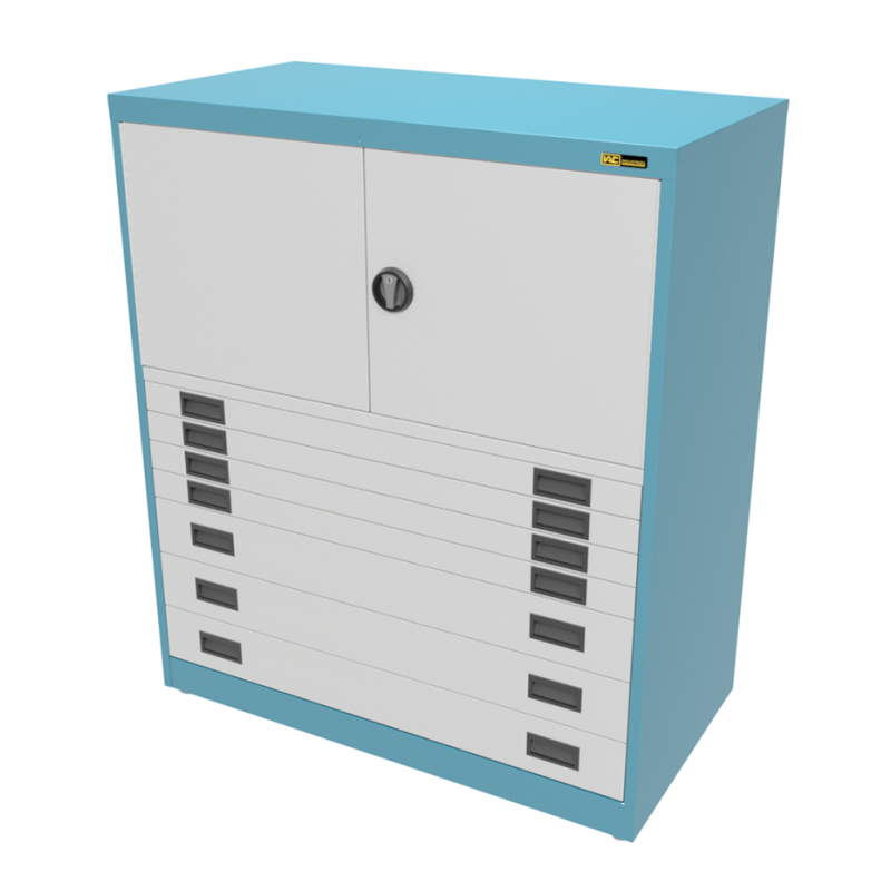 4x 3" + 3x 6" Drawers / 2x 20" Top Doors